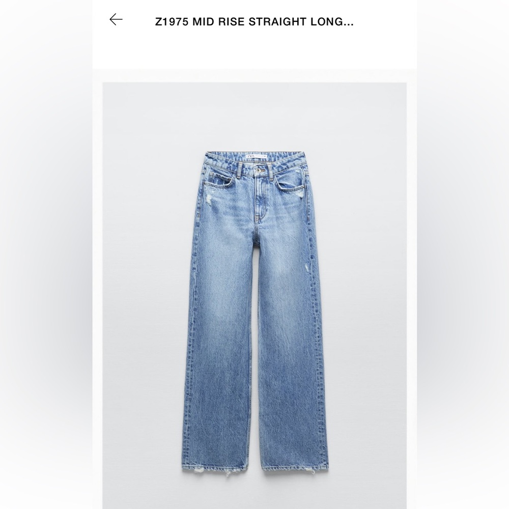 ZARA Straight Leg Jeans